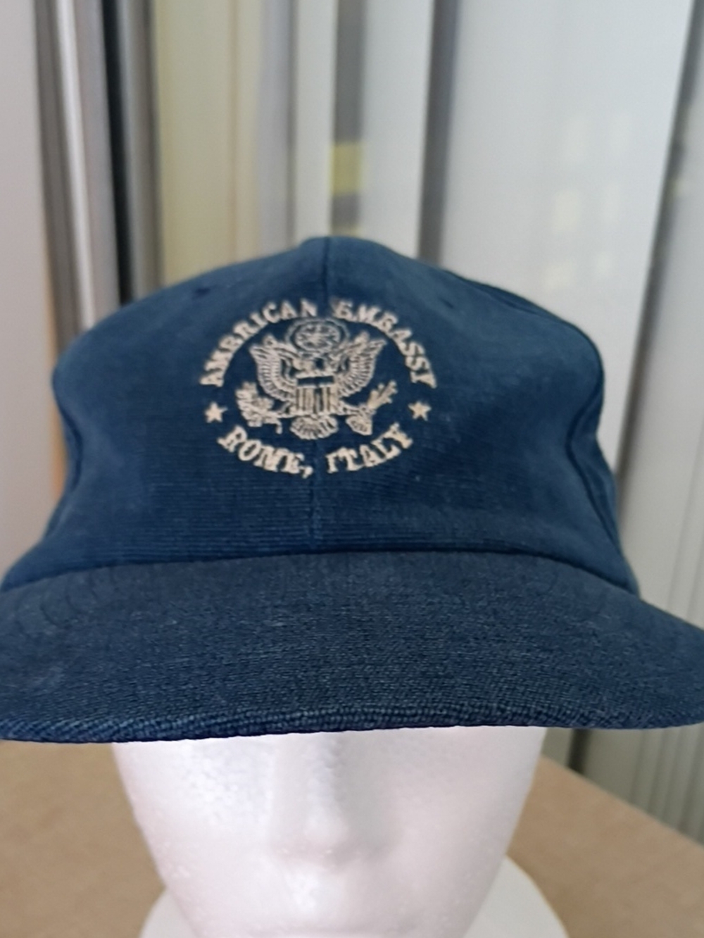 American Embassy Rome, Italy Navy Blue Cap